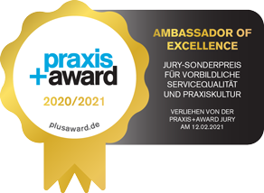 Ambassador & Praxis+Award SIEGER 2020 / 2021